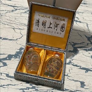 Riverscene Decorative Snuff Bottle Set